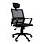 Cadeira Escritório Diretor Ergonômica Maxoffice 011495 Preta, Tela Mesh, Ajuste de Altura, Suporta 120kg, Base Metálica - Imagem 1