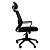 Cadeira Escritório Diretor Ergonômica Preta Maxoffice / Tela Mesh Metálica - Imagem 3