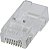 Conector RJ45 Macho Vazado EZ Crimp CAT5e/CAT6 Exbom Pacote com 10 Unidades - Imagem 2