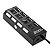 Hub USB 2.0 4 Portas com Interruptor Liga/Desliga KNUP HB-T63 Preto - Imagem 1