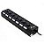 Hub USB 2.0 Knup HB-T57 com 7 Portas, Interruptor Individual Liga/Desliga e LED Indicador - Expansão de Conectividade - Imagem 1