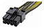 Cabo Adaptador de Força 2x Molex 4 Pinos para 1x PCI-Express 8 Pinos (6+2) para Placa de Vídeo VGA - Imagem 2
