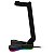 Suporte para Headset Fortrek Vickers RGB Preto 70534 com 9 Efeitos de Iluminação e Cabo Trançado 1.5m - Imagem 2