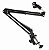 Pedestal Articulado de Mesa para Microfone Knup KP-M0017 Braço 40x40cm Rotação 270º com Base de Fixação e Cachimbo - Imagem 3