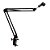Pedestal Articulado de Mesa para Microfone Knup KP-M0017 Braço 40x40cm Rotação 270º com Base de Fixação e Cachimbo - Imagem 1