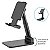 Suporte de Mesa para Celular e Tablet Oberon OR-SP200 Ajustável Dobrável Portátil Ergonômico em Alumínio e ABS Preto - Imagem 3