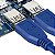 Placa Multiplicadora PCIE 1x para 4 Portas USB 3.0 Adaptador Riser Card Expansor de Slot PCI-Express - Imagem 4