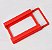 Suporte Adaptador de Baia 3.5 para 2.5 Polegadas para HD ou SSD Plástico Vermelho - Imagem 3