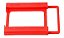 Suporte Adaptador de Baia 3.5 para 2.5 Polegadas para HD ou SSD Plástico Vermelho - Imagem 1