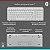 Kit Teclado e Mouse Sem Fio Logitech MK250 Bluetooth Branco - Imagem 8