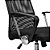 Cadeira Presidente MAXOFFICE MOCH-2001/BK Giratória Tela Mesh com Balanço Suporta 120kg Preta - Imagem 6