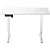 Mesa Elétrica com Altura Ajustável UNICO FORTREK Lift Motor Único 120x60cm Suporta 60kg Branca - Imagem 1