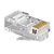 Kit 10 Conectores RJ45 Macho SohoPlus Furukawa CAT6 para Cabo de Rede - Imagem 3