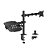 Suporte Articulado de Mesa Bluecase BSMN02-1BBX para Monitor 17-32pol e Notebook 12-17pol VESA Preto - Imagem 1