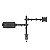 Suporte Articulado de Mesa Bluecase BSMN02-1BBX para Monitor 17-32pol e Notebook 12-17pol VESA Preto - Imagem 4