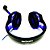 Headset Gamer Azul 5.1 P2 LED c/Microfone HF-G600 Exbom - Imagem 4