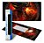 Mouse PAD Gamer Grande Dragão Fogo 700x350mm Emborrachado MP-7035C01 Exbom - Imagem 3