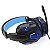 Headset Pro Gaming Gears c/LED Azul PC PS4 XBOX Celular KP-397 Knup - Imagem 3