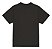 Camiseta básica  UNISSEX  Preta  fio 30.1 penteado reforço na gola - 190 G -  Modelagem Streetwear - Gola canelada 2x1 . - Imagem 1
