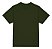 Camiseta básica  UNISSEX  Verde Musgo  fio 30.1 penteado reforço na gola - 190 G -  Modelagem Streetwear - Gola canelada 2x1 . - Imagem 1