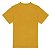 Camiseta básica  UNISSEX  Amarelo Mostarda  fio 30.1 penteado reforço na gola - 190 G -  Modelagem Streetwear - Gola canelada 2x1 . - Imagem 2