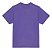 Camiseta básica  UNISSEX  Roxa  fio 30.1 penteado reforço na gola - 190 G -  Modelagem Streetwear - Gola canelada 2x1 . - Imagem 1