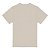 Camiseta básica  UNISSEX  Off White  fio 30.1 penteado reforço na gola - 190 G -  Modelagem Streetwear - Gola canelada - Imagem 2