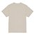 Camiseta básica  UNISSEX  Off White  fio 30.1 penteado reforço na gola - 190 G -  Modelagem Streetwear - Gola canelada - Imagem 1