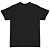 Camiseta básica  UNISSEX Preto fio 30.1 penteado reforço na gola - 170 G -  Modelagem Surfwear - Gola canelada 1x1 . - Imagem 3