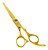 Tesoura De Cortar Cabelo Dourada Profissional 6.0  Polegadas - Imagem 1