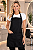 Avental Profissional Oxford Cabeleireiro Uniforme Beleza 2 Bolsos Ajustável Preto | Pentale - Imagem 6