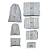 KIT ORGANIZADOR DE MALA COMPLETO - 7 PEÇAS PERSONALIZADO PREMIUM - AGILE ATELIÊ - Imagem 2