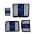 KIT ORGANIZADOR DE MALA COM VISOR - 4 TAMANHOS PARA ORGANIZAR SUA VIAGEM - Imagem 6