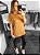 Camiseta oversized algodão caramelo - Imagem 1