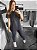 Camiseta oversized algodão preto - Imagem 1