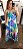 Vestido longo em viscolinho c babado floral fundo cru - Imagem 1
