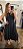 Vestido regata viscolycra c bolsos e fendas preto - Imagem 2