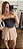 Body tomara que caia com bojo preto - Imagem 1