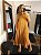 Vestido regata viscolycra c bolsos e fendas caramelo - Imagem 1