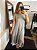 Vestido regata viscolycra c bolsos e fendas cinza - Imagem 2