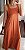 Vestido jardineira Terracota em camadas c bolsos - Imagem 2