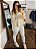 Calça clochard moletinho de viscose na cor off white - Imagem 2