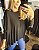 Blusa morcego Stella no viscolycra na cor preto - Imagem 3
