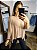 Blusa morcego Stella no viscolycra na cor creme - Imagem 2