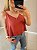 Blusa alça no tecido viscolinho terra - Imagem 1