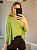 Blusa ampla verde claro tecido podrinha - Imagem 1