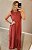 Vestido longo transversal no viscolinho terra - Imagem 5