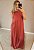 Vestido longo transversal no viscolinho terra - Imagem 1
