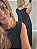 Vestido longo transversal no viscolinho preto - Imagem 6