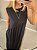 Vestido longo transversal no viscolinho preto - Imagem 4